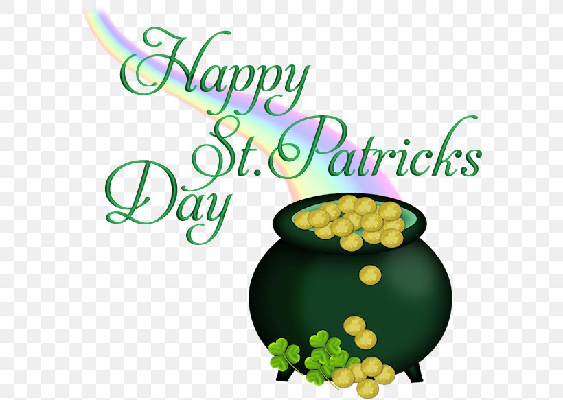 Saint Patrick's Day Shamrock Clip Art, PNG, 585x583px, Saint Patrick S Day, Clover, Food, Fruit, Gift Download Free
