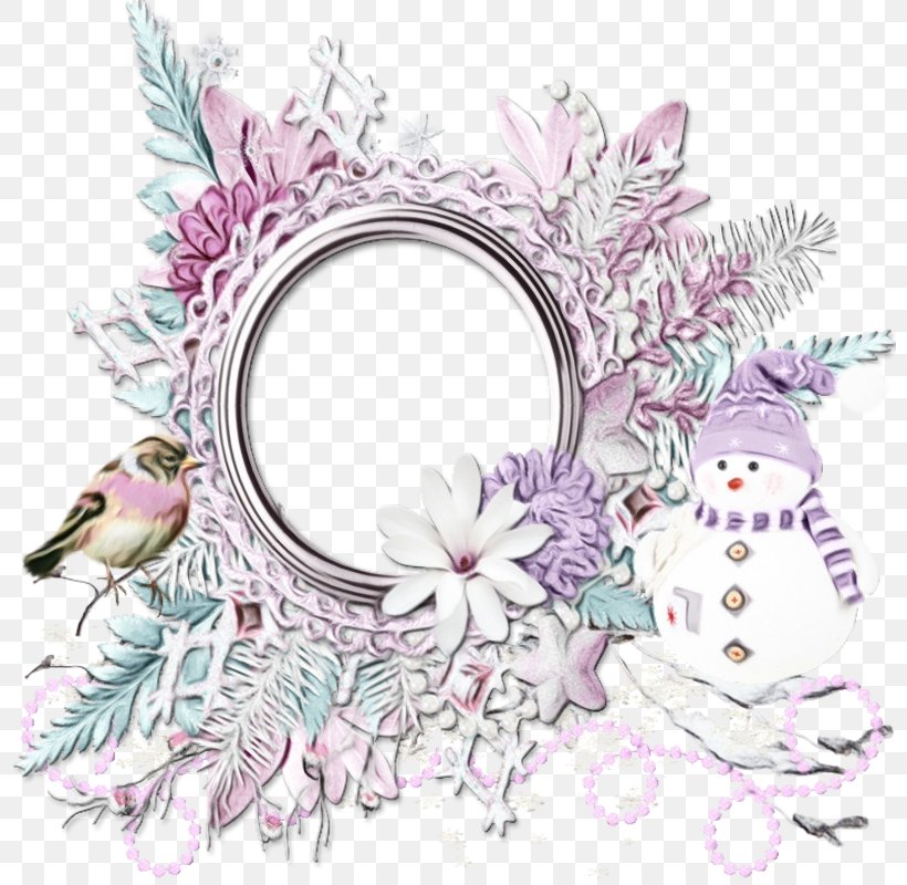 Watercolor Christmas Wreath, PNG, 800x800px, Flower, Christmas Day, Computer, Computer Cluster, Floral Design Download Free
