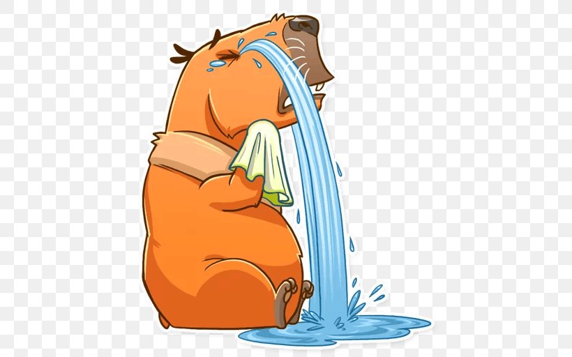 Capybara Telegram Clip Art Sticker Cartoon, PNG, 512x512px, Capybara, Animated Cartoon, Art, Cartoon, Cartoon Network Download Free