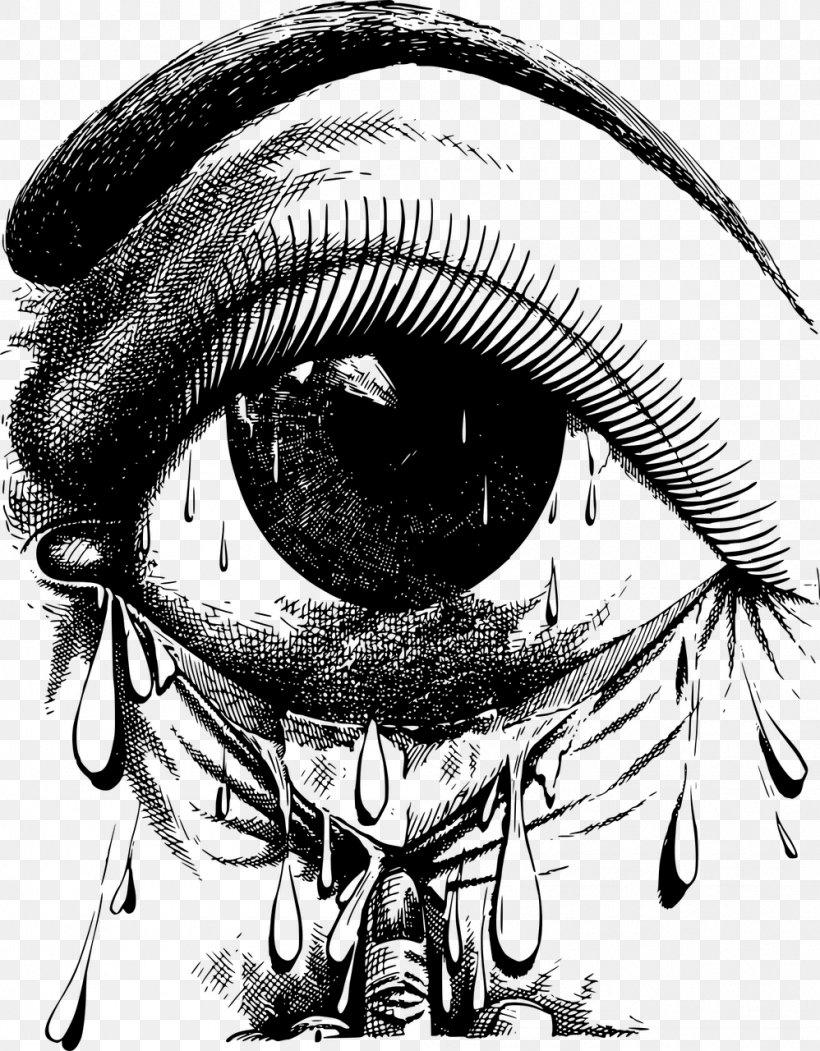 Eye Tears Crying Clip Art, PNG, 998x1280px, Watercolor, Cartoon, Flower, Frame, Heart Download Free