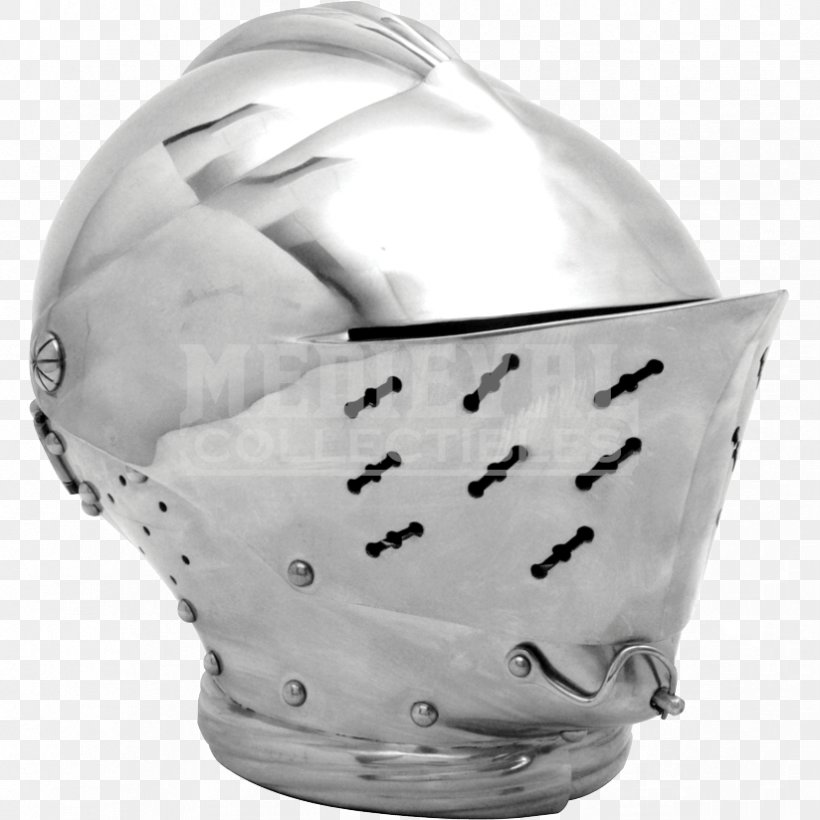 Close Helmet Headgear Knight Components Of Medieval Armour, PNG, 824x824px, Close Helmet, Armour, Black And White, Components Of Medieval Armour, Dark Knight Armoury Download Free