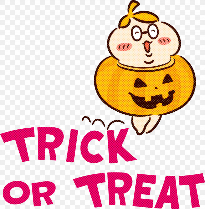 TRICK OR TREAT Halloween, PNG, 2943x3000px, Trick Or Treat, Behavior, Cartoon, Geometry, Halloween Download Free