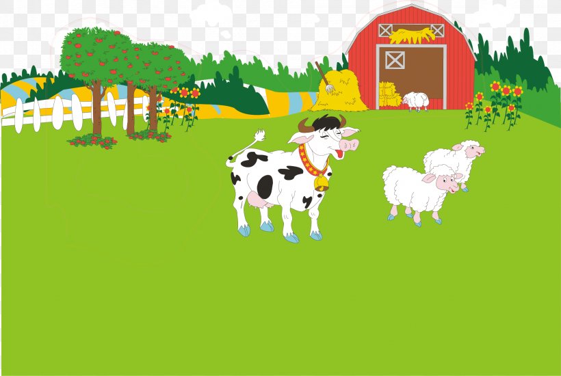 Dairy Cattle Farm Icon, PNG, 2045x1372px, Hay Day, Area, Border, Cattle, Cattle Like Mammal Download Free