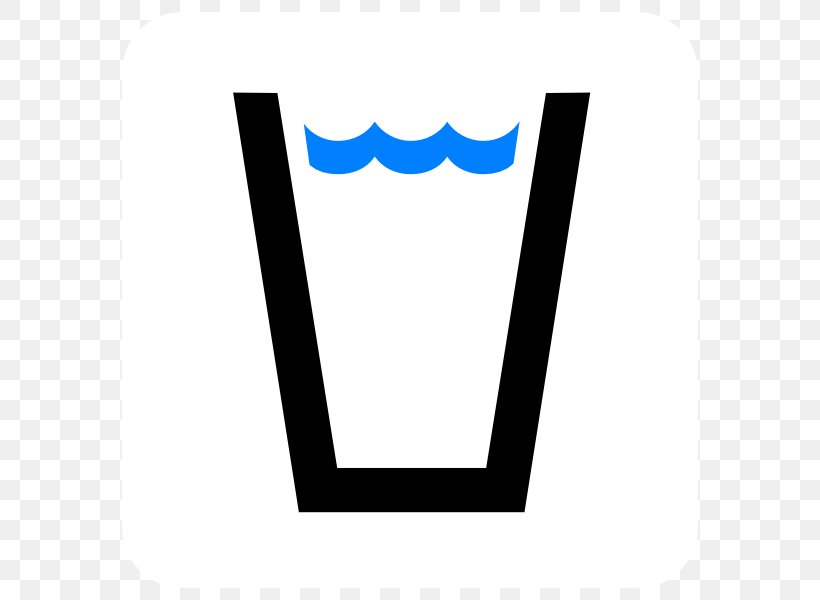 Glass Water Symbol Cup Clip Art, PNG, 600x600px, Glass, Brand, Cup, Drink, Drinking Download Free