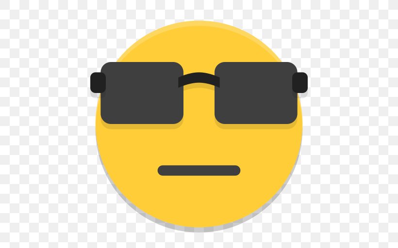 Smiley Sunglasses Goggles, PNG, 512x512px, Smiley, Cartoon, Emoticon, Encryption, Eyewear Download Free