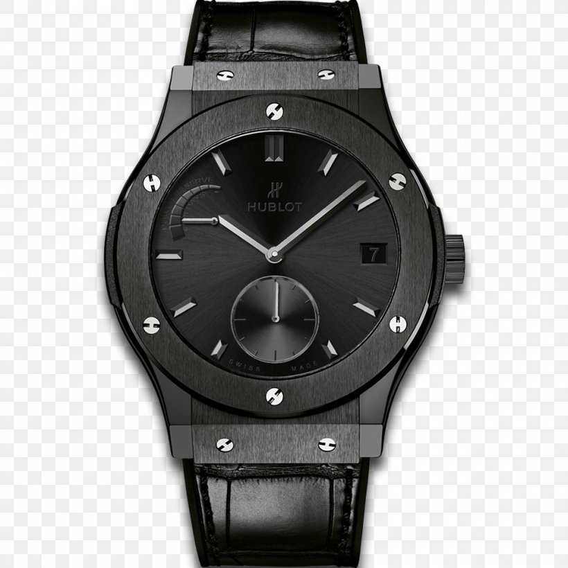 Watch Hublot Classic Fusion Power Reserve Indicator Jewellery, PNG, 1000x1000px, Watch, Automatic Watch, Black, Brand, Chronograph Download Free