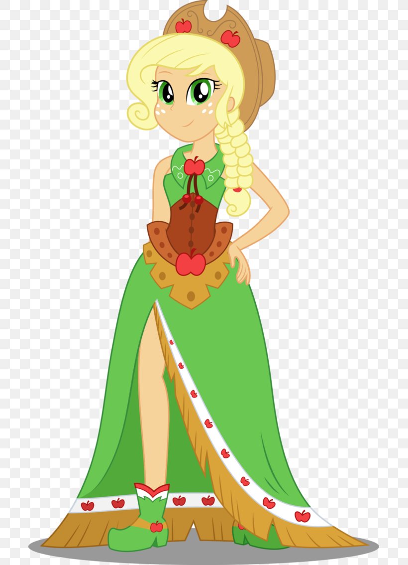 Applejack Rarity Dress Twilight Sparkle My Little Pony: Equestria Girls, PNG, 705x1134px, Applejack, Art, Cartoon, Clothing, Collar Download Free