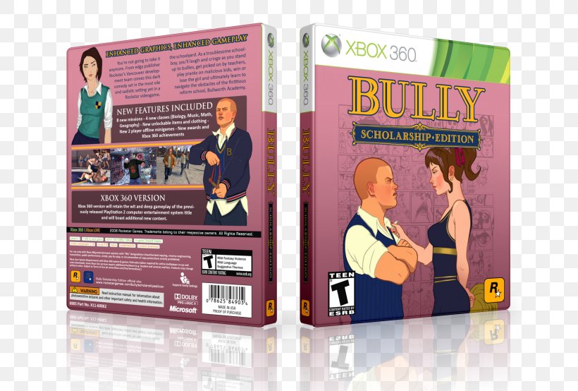 Bully: Scholarship Edition Video Game Bully, PNG, 700x554px, Bully, Brand, Brazil, Bully Scholarship Edition, Dvd Download Free