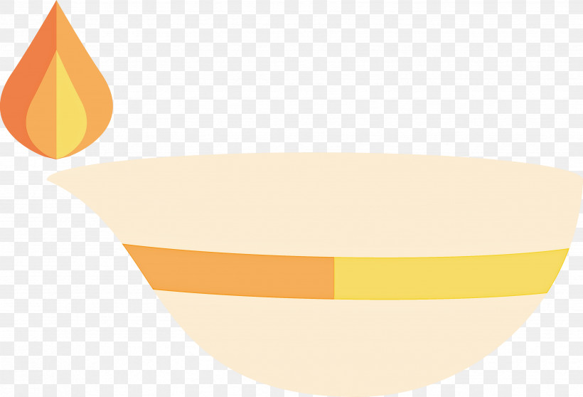 Happy DIWALI, PNG, 3499x2383px, Happy Diwali, Bowl, Bowl M, Yellow Download Free