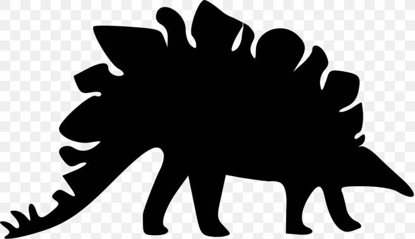 Stegosaurus Tyrannosaurus Triceratops Apatosaurus Dinosaur, PNG, 1024x590px, Stegosaurus, Apatosaurus, Armour, Black And White, Brachiosaurus Download Free