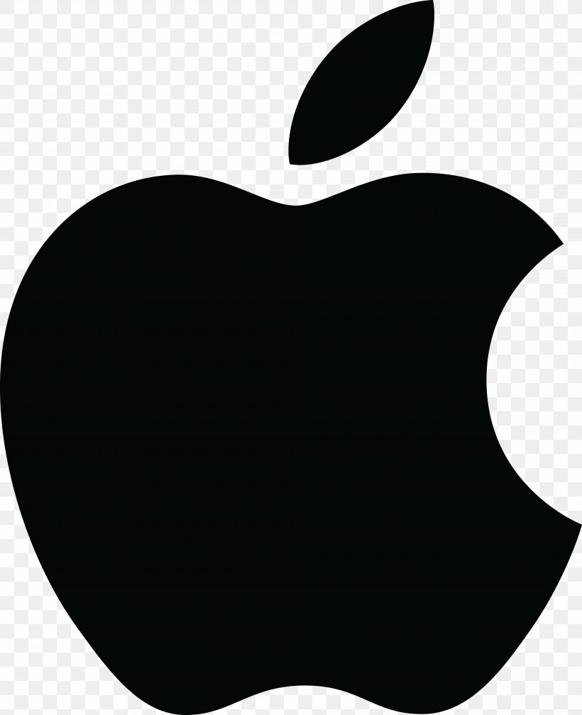 Apple Logo Computer Software, PNG, 4000x4920px, Apple, Black, Black And ...