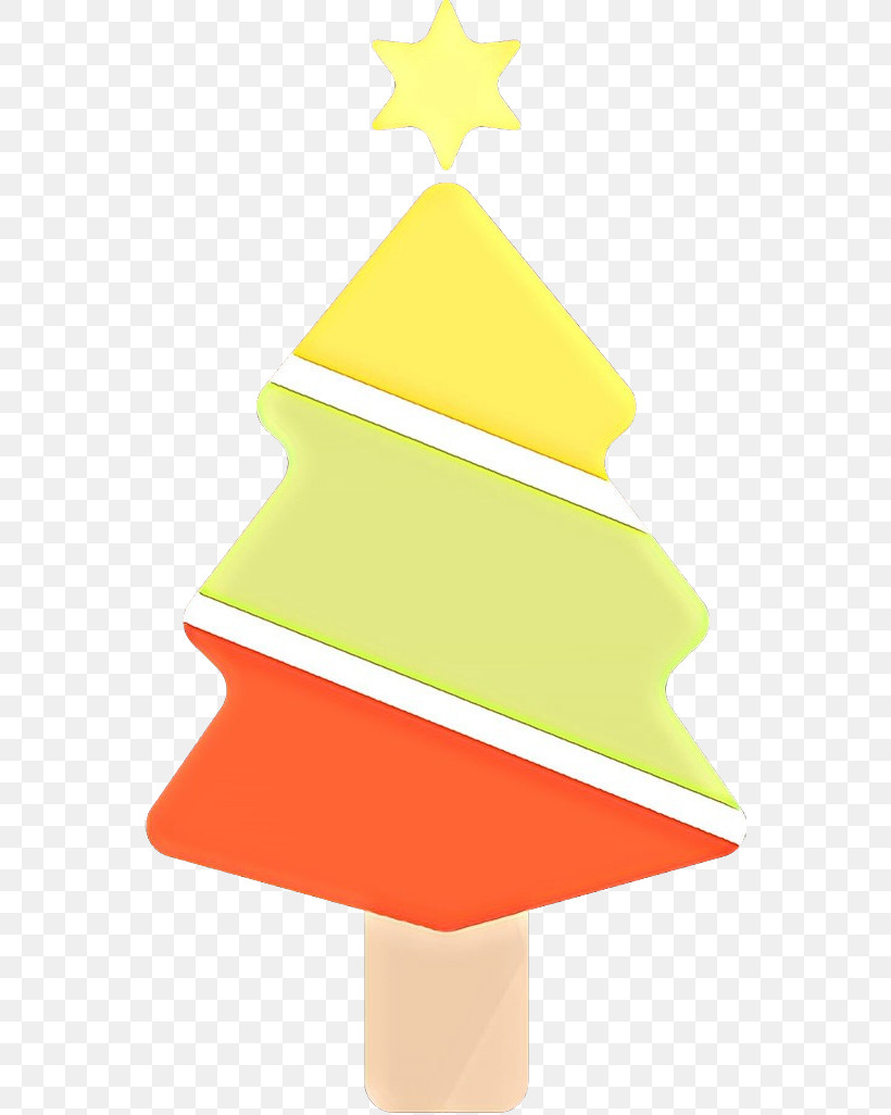 Christmas Tree, PNG, 554x1026px, Yellow, Christmas Decoration, Christmas Tree, Cone, Interior Design Download Free