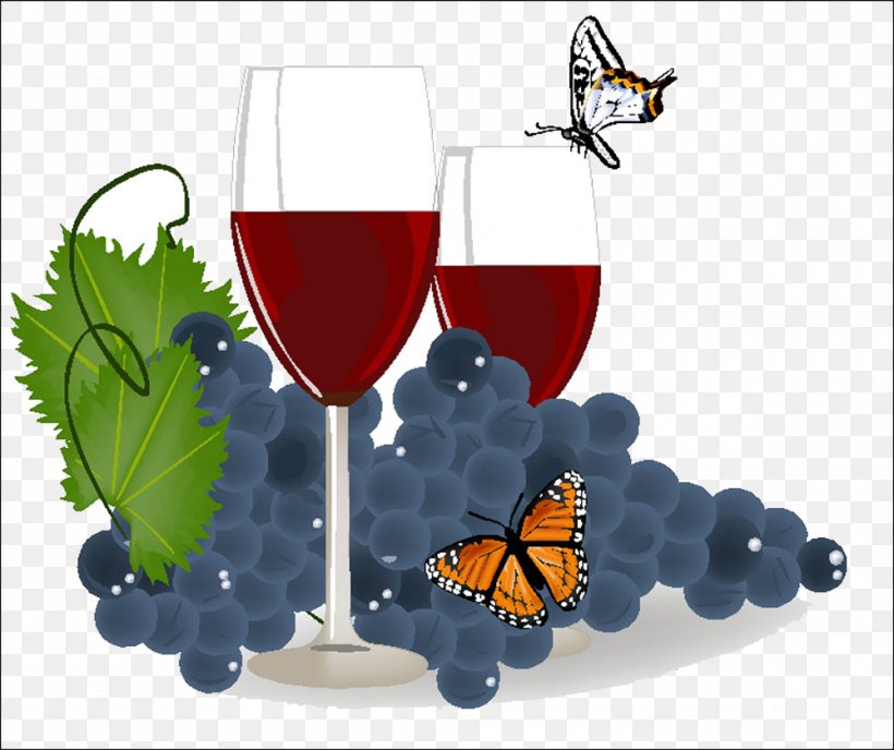 Red Wine Grape Illustration, PNG, 1000x840px, Red Wine, Alcoholic Drink, Drinkware, Flat Design, Food Download Free
