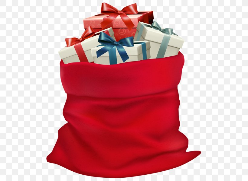 Santa Claus Gift Bag Christmas Png 525x600px Santa Claus Bag