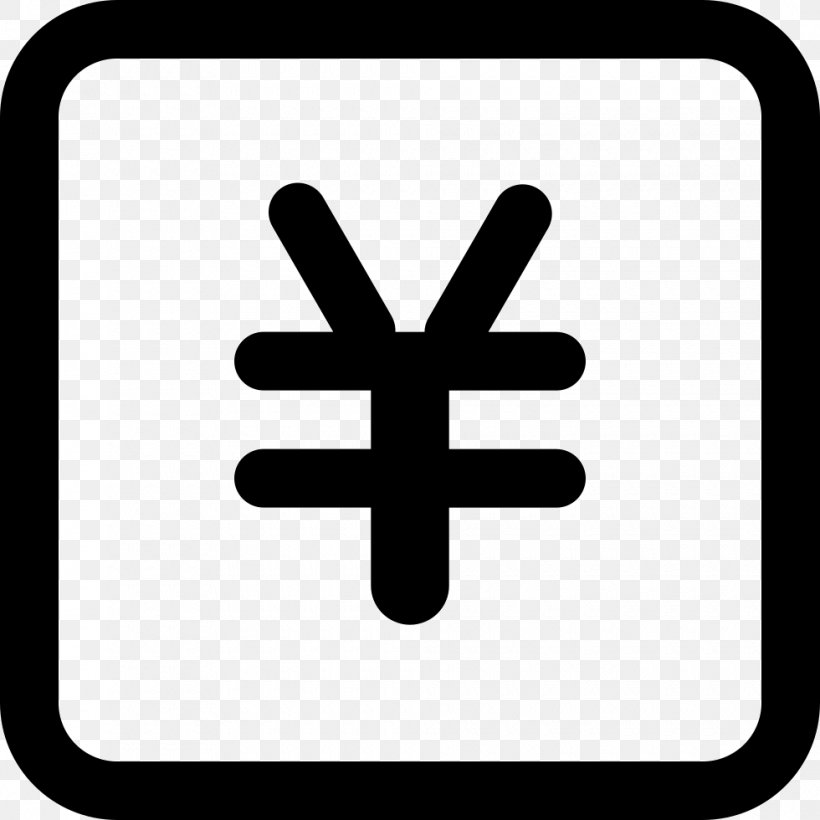 Yen Sign Japanese Yen Currency Symbol Renminbi Money, PNG, 980x980px, 1 Yen Coin, Yen Sign, Area, Brand, Currency Download Free
