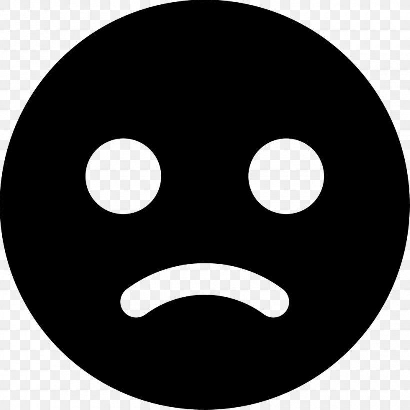 Clip Art Emoticon Smiley Sadness Image, PNG, 980x980px, Emoticon, Anger, Blackandwhite, Emoji, Emotion Download Free