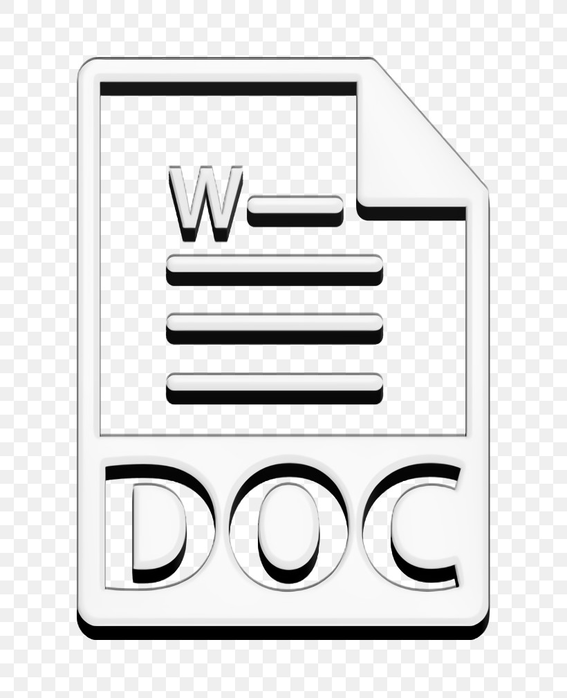 Doc Icon DOC File Format Symbol Icon File Formats Icons Icon, PNG, 718x1010px, Doc Icon, Black, Black And White, File Formats Icons Icon, Geometry Download Free