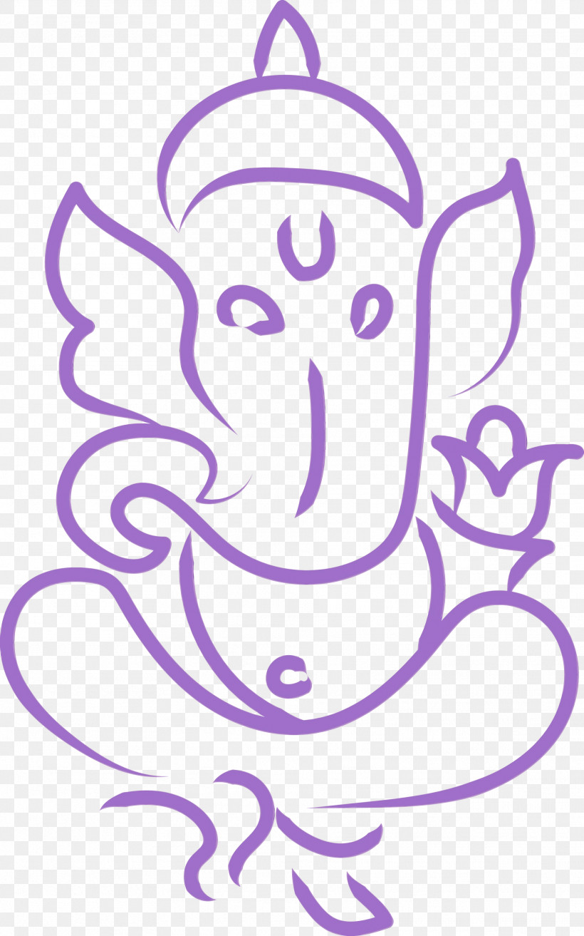 Line Art Cartoon Character Flower Meter, PNG, 1872x2999px, Ganesh Chaturthi, Biology, Cartoon, Character, Character Created By Download Free