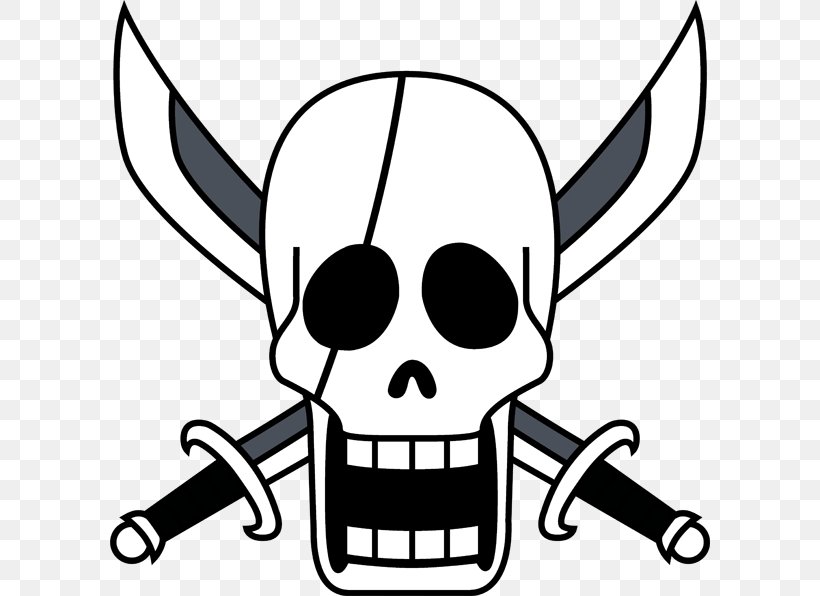 Shanks Jolly Roger Monkey D. Luffy Nami Dracule Mihawk, PNG, 600x596px, Shanks, Artwork, Black And White, Bone, Dracule Mihawk Download Free