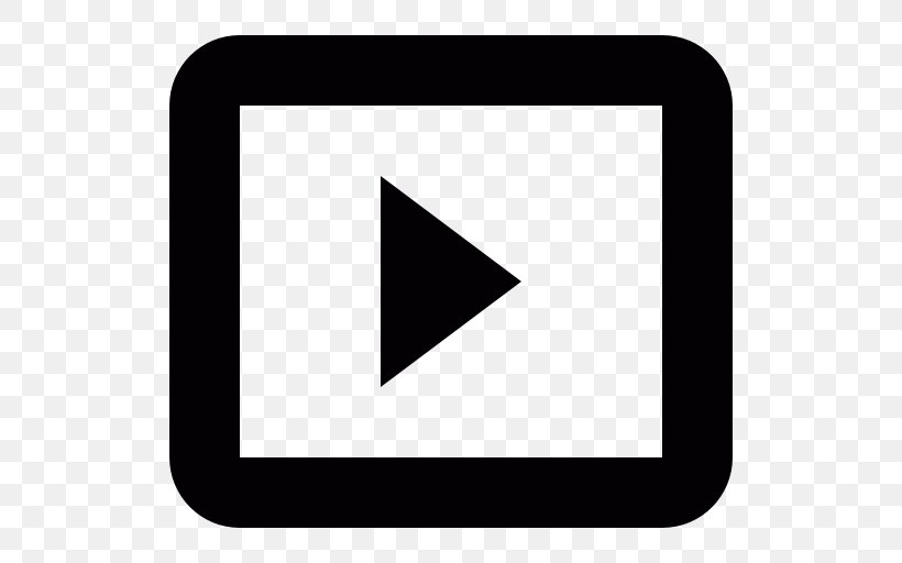 Video Player YouTube Button, PNG, 512x512px, Video, Area, Black, Brand, Button Download Free