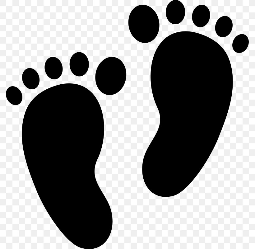 Footprint Silhouette Clip Art, PNG, 781x800px, Footprint, Black, Black And White, Child, Drawing Download Free