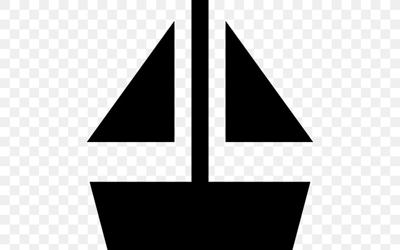 Sailboat Sailing, PNG, 512x512px, Sailboat, Black, Black And White, Boat, Maritime Transport Download Free