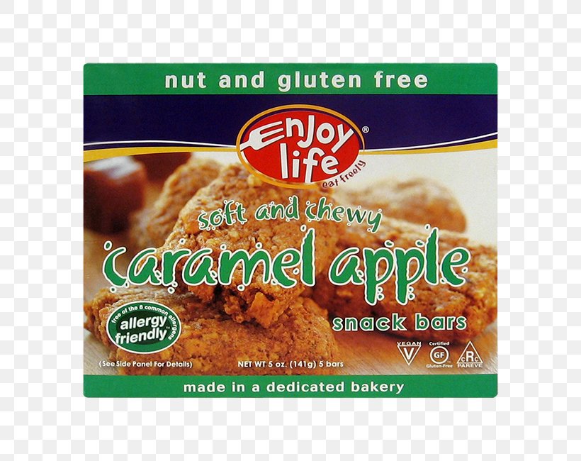Caramel Apple Convenience Food Sauce Enjoy Life Foods, PNG, 650x650px, Caramel Apple, Baking, Caramel, Chocolate Chip, Condiment Download Free