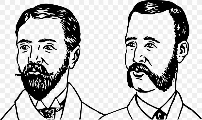 Clip Art, PNG, 1280x764px, Beard, Art, Black And White, Cartoon, Communication Download Free