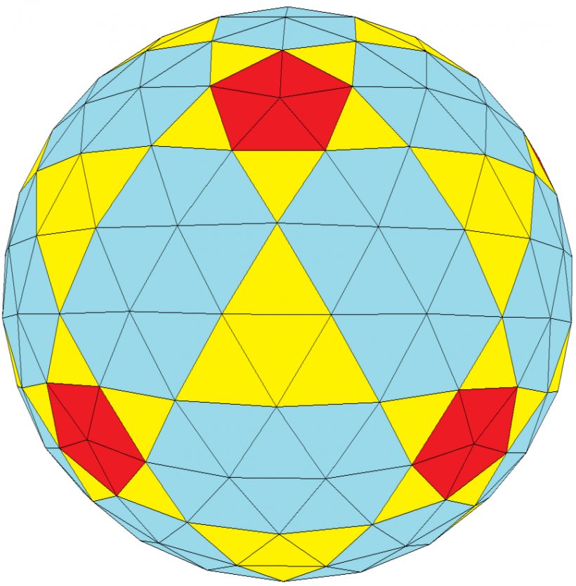 Geodesic Polyhedron Icosahedron Sphere, PNG, 867x882px, Geodesic Polyhedron, Area, Ball, Capsid, Conway Polyhedron Notation Download Free