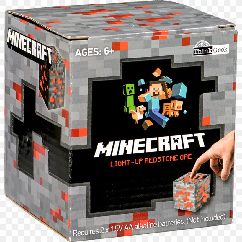Minecraft ThinkGeek Inc. Light Redstone Ore, PNG, 1024x1024px, Minecraft, Dantdm, Electric Light, Gadget, Gamestop Download Free
