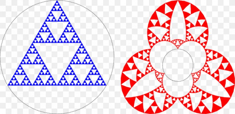 Sierpinski Triangle Fractal Sierpinski Carpet Mathematics, PNG, 850x414px, Sierpinski Triangle, Area, Benoit Mandelbrot, Chaos Game, Fractal Download Free