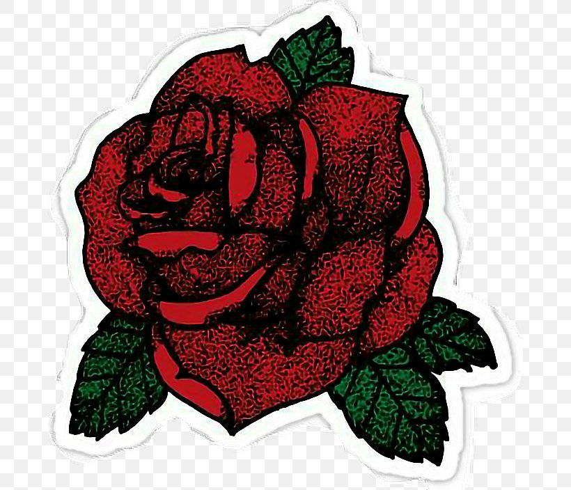 Sticker Rose Wall Decal Tattoo Flower, PNG, 682x704px, Sticker, Black Rose, Brand, Flower, Painting Download Free