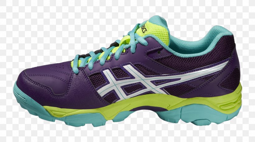 Asics Gel-Lethal MP 6 Womens Hockey Shoes Plum/White/Blue Green 2015 Sports Shoes Sportswear, PNG, 1008x564px, Asics, Aqua, Athletic Shoe, Basketball Shoe, Clothing Download Free