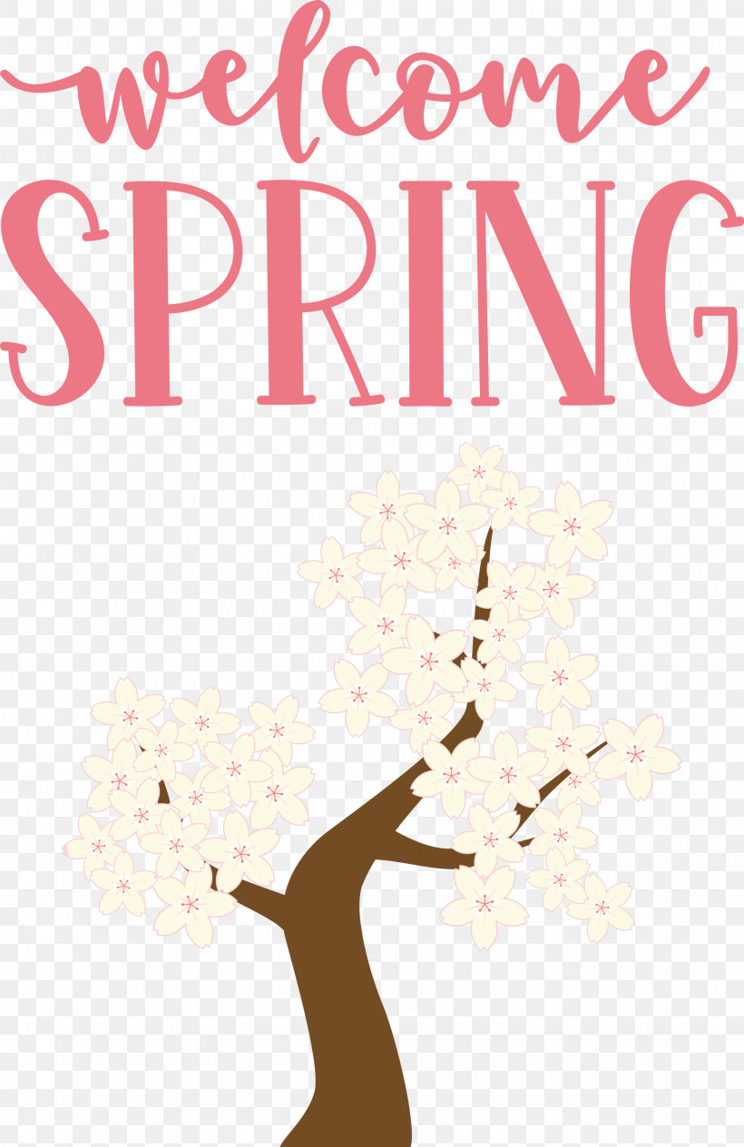 Welcome Spring Spring, PNG, 1945x2999px, Welcome Spring, Branching, Flower, Meter, Mtree Download Free
