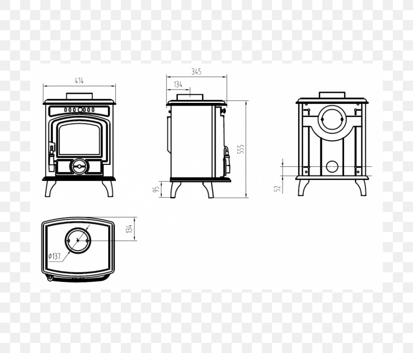 Clean-burning Stove Cooking Ranges Cast Iron Kitchen, PNG, 700x700px, Stove, Area, Black And White, Cast Iron, Central Heating Download Free