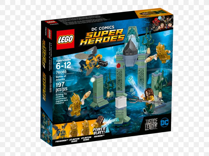 Aquaman Lego Batman 2: DC Super Heroes Lego Super Heroes レゴ 76085 スーパー・ヒーローズ アトランティスの戦い Toy, PNG, 2400x1800px, Aquaman, Atlantis, Lego, Lego Atlantis, Lego Batman 2 Dc Super Heroes Download Free