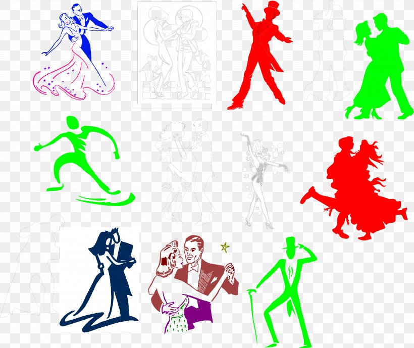 Dancesport Jazz Dance, PNG, 5401x4542px, Dance, Area, Art, Artwork, Cartoon Download Free