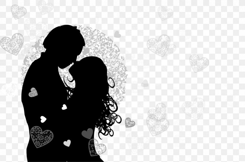 Kiss Love, PNG, 1198x794px, Kiss, Black And White, Couple, Emotion, Gratis Download Free