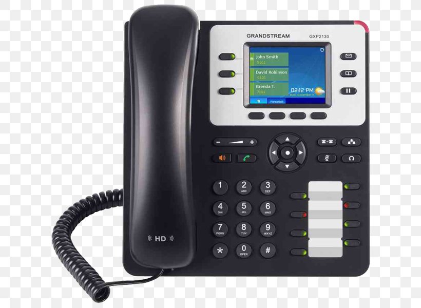 Grandstream Networks Grandstream GXP2130 Telephone VoIP Phone Grandstream GXP1625, PNG, 800x600px, Grandstream Networks, Answering Machine, Business Telephone System, Caller Id, Communication Download Free