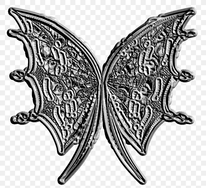 Body Jewellery Symmetry Font, PNG, 800x749px, Body Jewellery, Black And White, Body Jewelry, Butterfly, Insect Download Free