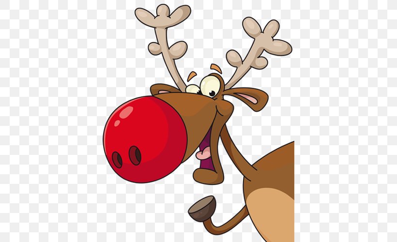 Reindeer Santa Claus, PNG, 680x500px, Deer, Animated Film, Cartoon, Drawing, Hunting Download Free