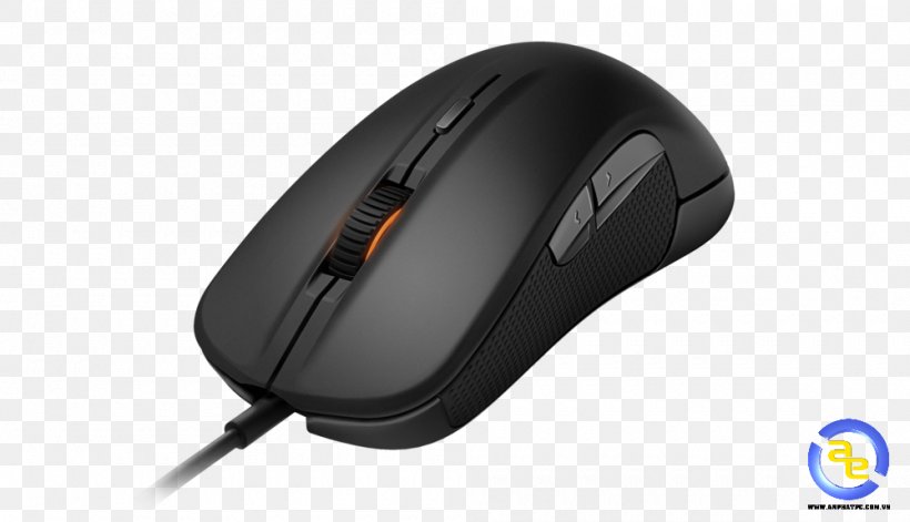 Computer Mouse SteelSeries Rival 300 Optical Mouse, PNG, 1000x575px, Computer Mouse, Computer, Computer Component, Dots Per Inch, Electronic Device Download Free
