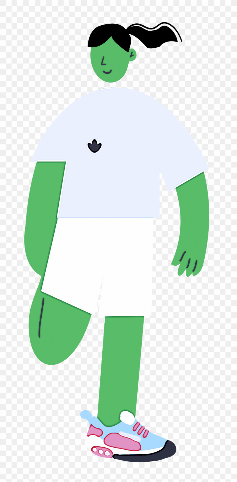 Jogging Sports, PNG, 1228x2500px, Jogging, Cartoon, Character, Geometry, Green Download Free