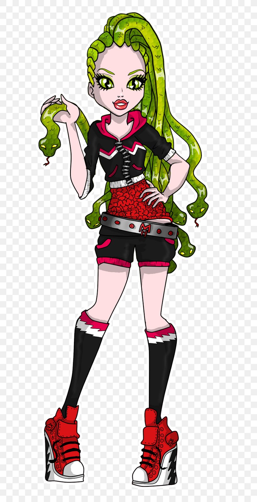 Monster High Medusa Character TV Tropes, PNG, 701x1600px, Monster High, Art, Cartoon, Character, Costume Design Download Free