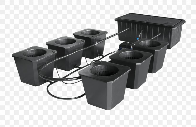 SuperCloset Bubble Flow Buckets Hydroponics Ebb And Flow BubbleFlow Bucket Hydroponic Grow System, PNG, 1024x663px, Bucket, Agriculture, Deep Water Culture, Ebb And Flow, Growers House Llc Download Free