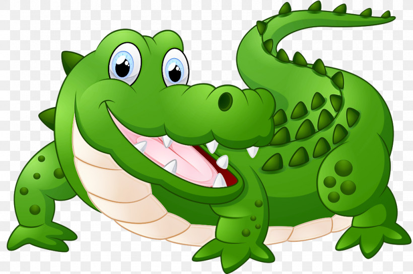 Crocodile Crocodilia Green Alligator Cartoon, PNG, 1024x681px, Crocodile, Alligator, Animal Figure, Cartoon, Crocodilia Download Free