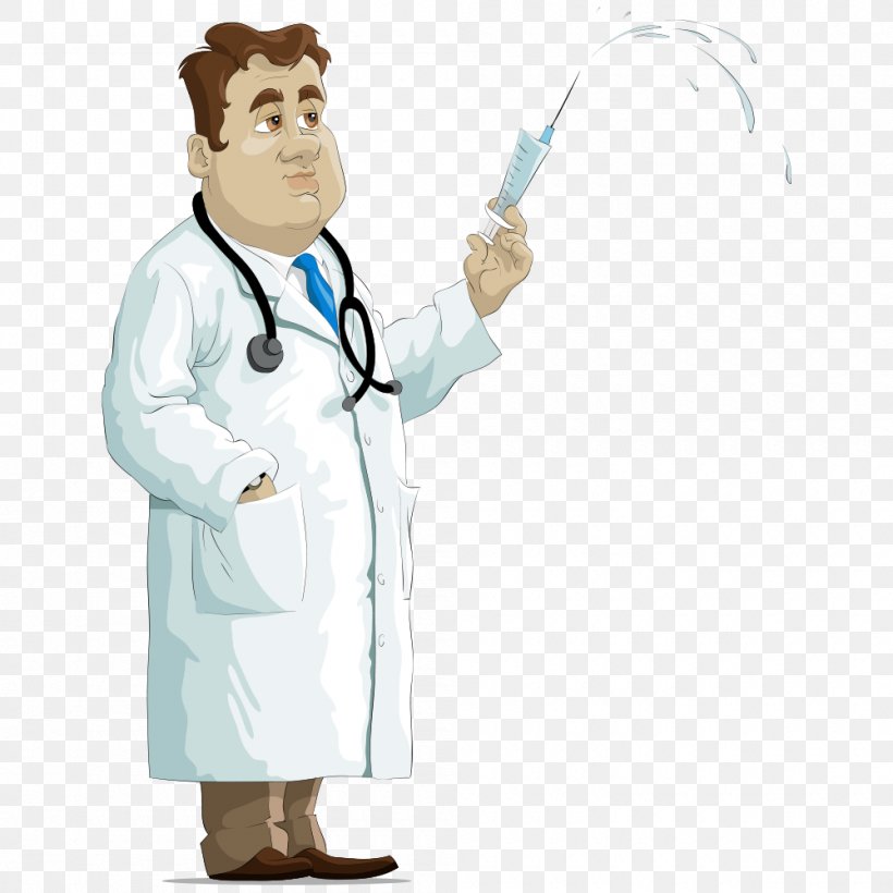 Physician Royalty-free Clip Art, PNG, 1000x1000px, Physician, Cartoon, Drawing, Healthcare Science, Medical Equipment Download Free