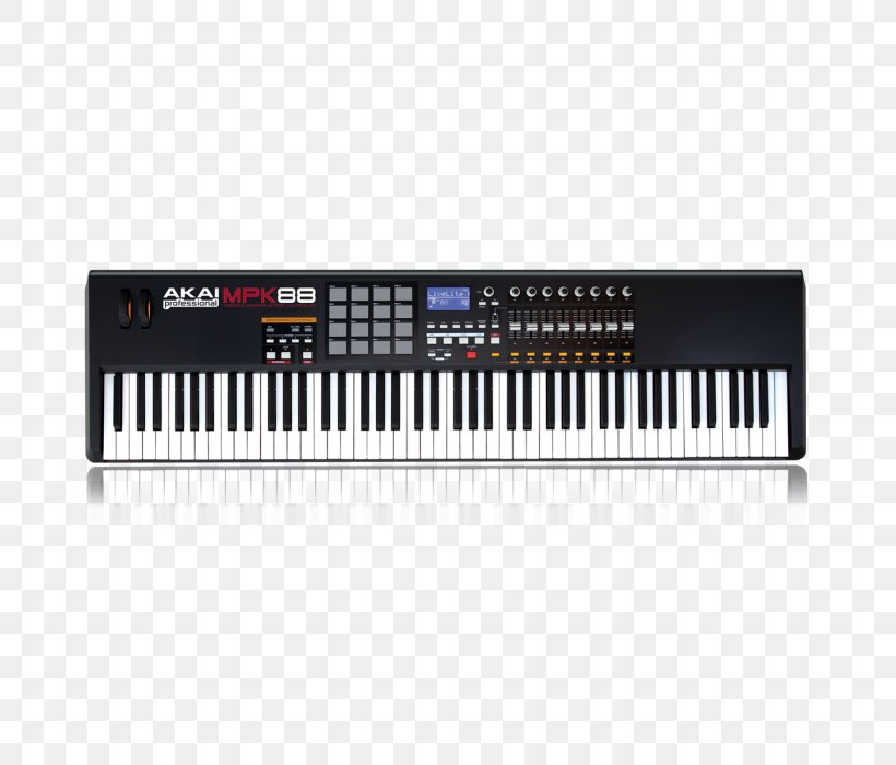 Computer Keyboard Akai MPK88 Akai MPK 88 MIDI Controllers, PNG, 700x700px, Watercolor, Cartoon, Flower, Frame, Heart Download Free