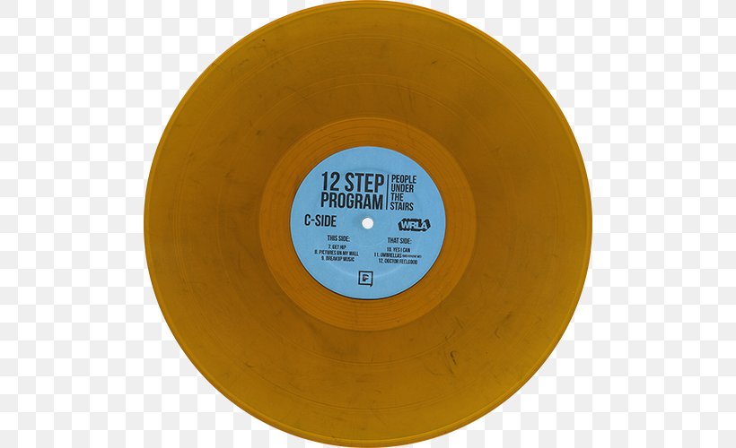 People Under The Stairs 12 Step Program Phonograph Record The Gettin' Off Stage, Step 2 Album, PNG, 500x500px, Phonograph Record, Album, Compact Disc, Gramophone Record, Graveyard Download Free