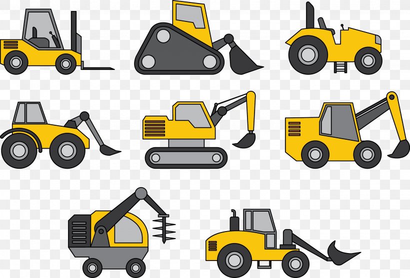 Euclidean Vector Excavator Skid-steer Loader, PNG, 2672x1818px, Excavator, Brand, Construction Equipment, Engineering, Forklift Download Free